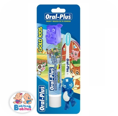 SET DENTAL NIÑO ORAL PLUS CON PROTECTOR